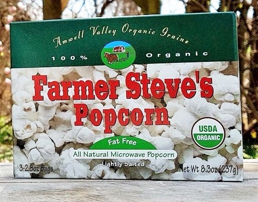 Farmer Steve's Microwave Popcorn Box